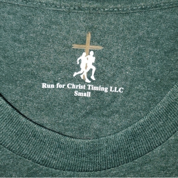 NWOT "Be strong in the Lord" Ephesians 6:10 Tshirt, 60/40 Polyester Cotton Blend - Picture 3 of 4